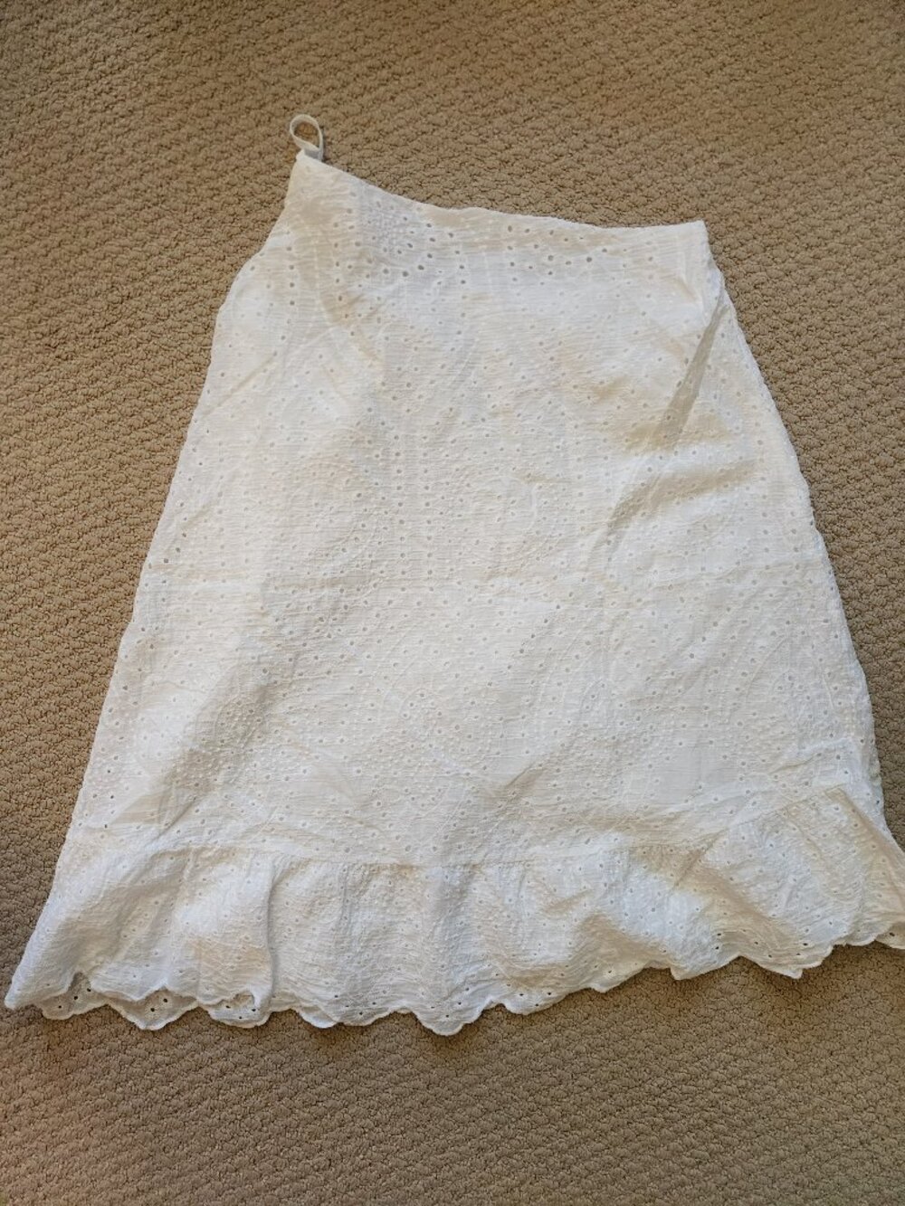 Shein white summer one shoulder dress